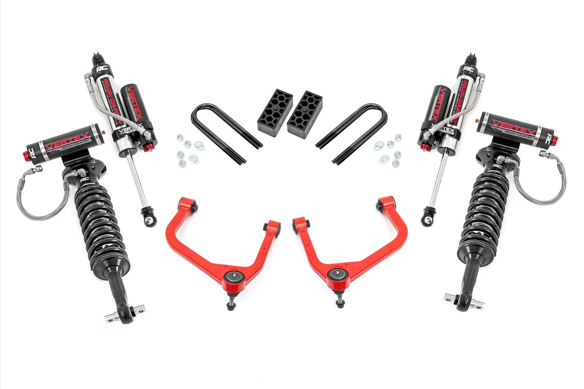 Chevrolet Silverado 1500 Suspension Lift Kit - Rear - Rough Country - Vertex | Rear Mono Leaf - '22-'24